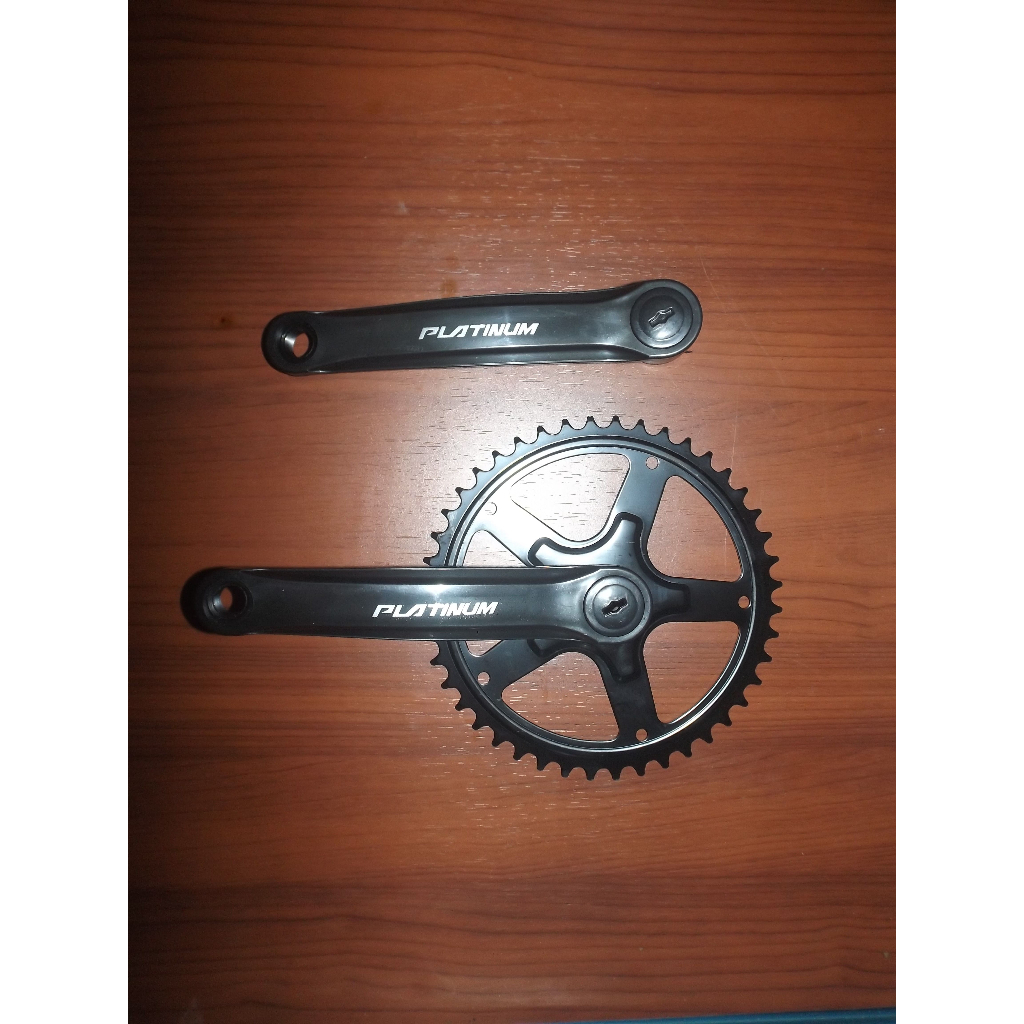 Crankset bmx platinum 44T BB kotak Crank 44T sepeda Bmx,lipat, minion,minitrek,Mtb