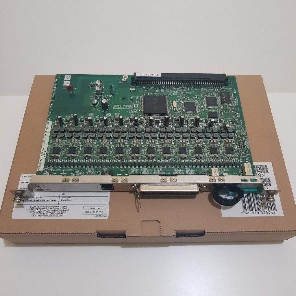 KX-TDA1178 Card Panasonic MCSLC24 To Pabx Panasonic KX-TDA100D Like New Versi Baru