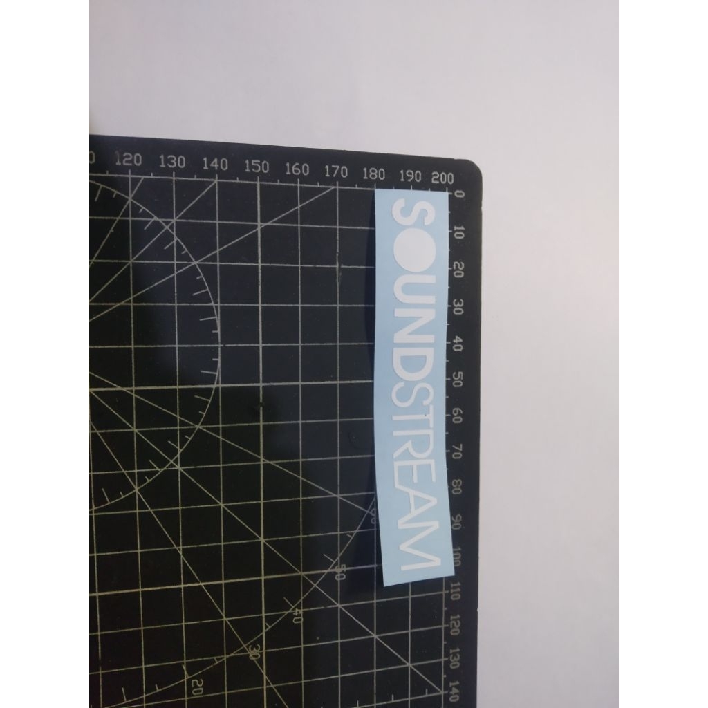 stiker cutting soundstream