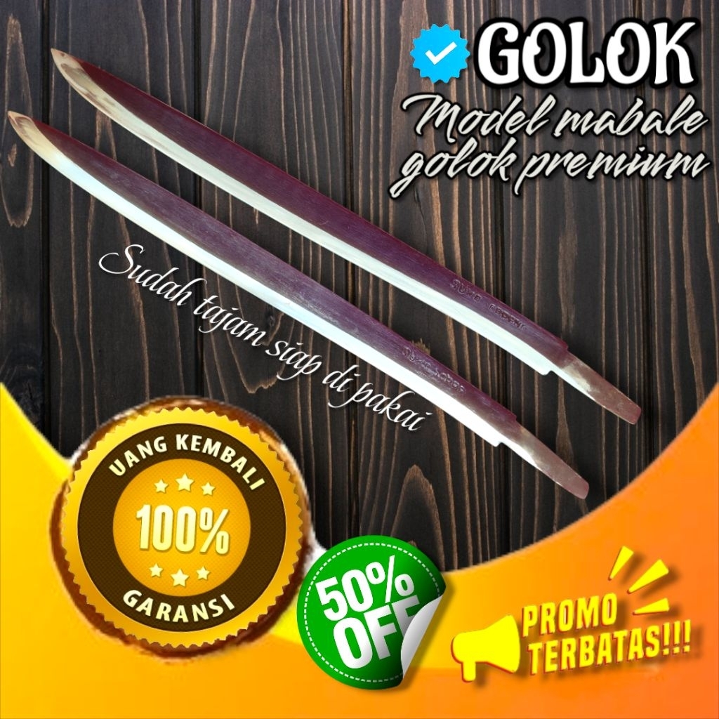 PARANG PERKEBUNAN MODEL MABALE SUPER TAJAM BAJA TEMPA ASLI ALAT TEBAS RUMPUT SEMAK PERKEBUNAN PERTAN