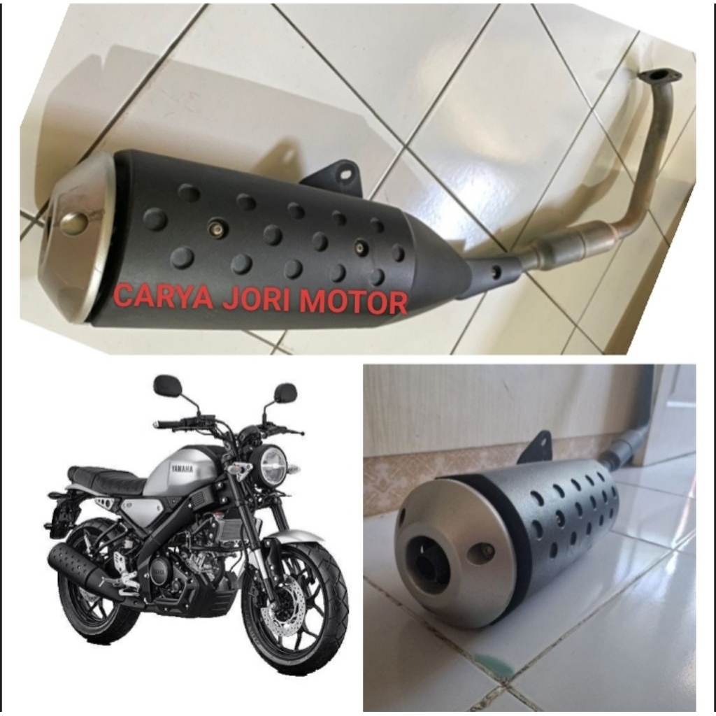 Knalpot Standar Yamaha XSR 155 Asli Original Copotan Bawaan Dari Motor Terlaris Motorcycle