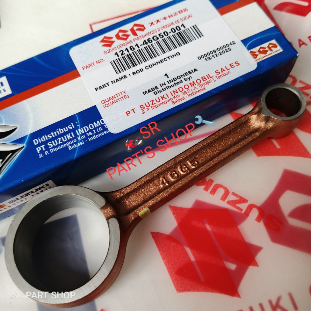 12161-46G50-001 STANG SEHER SUZUKI SPIN 125 SKYWAVE SKYDRIVE HAYATE ORIGINAL SGP