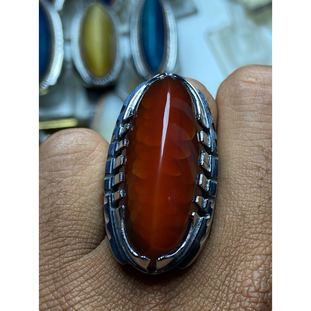 batu akik pandan merah