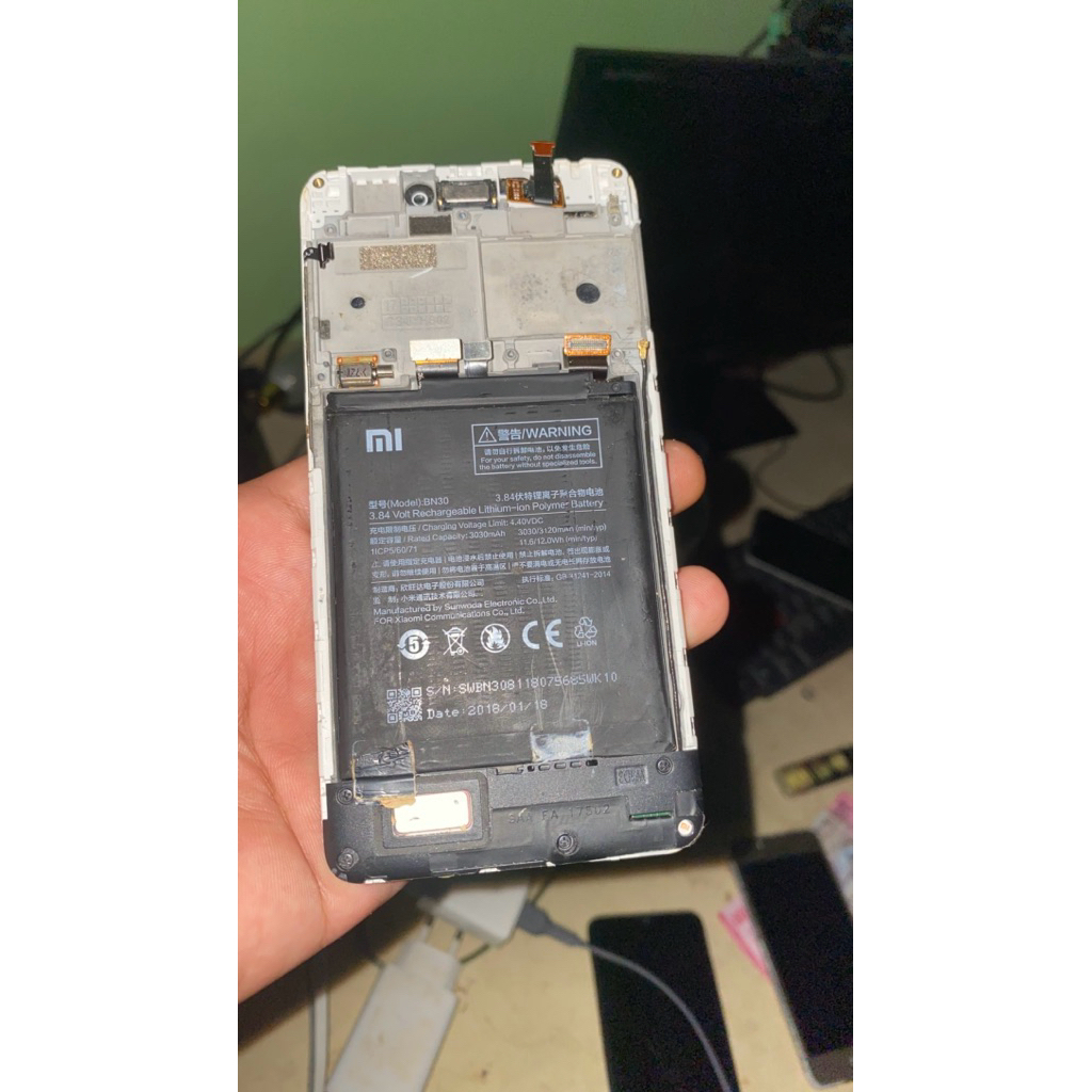 baterai redmi 4a soken bekas.