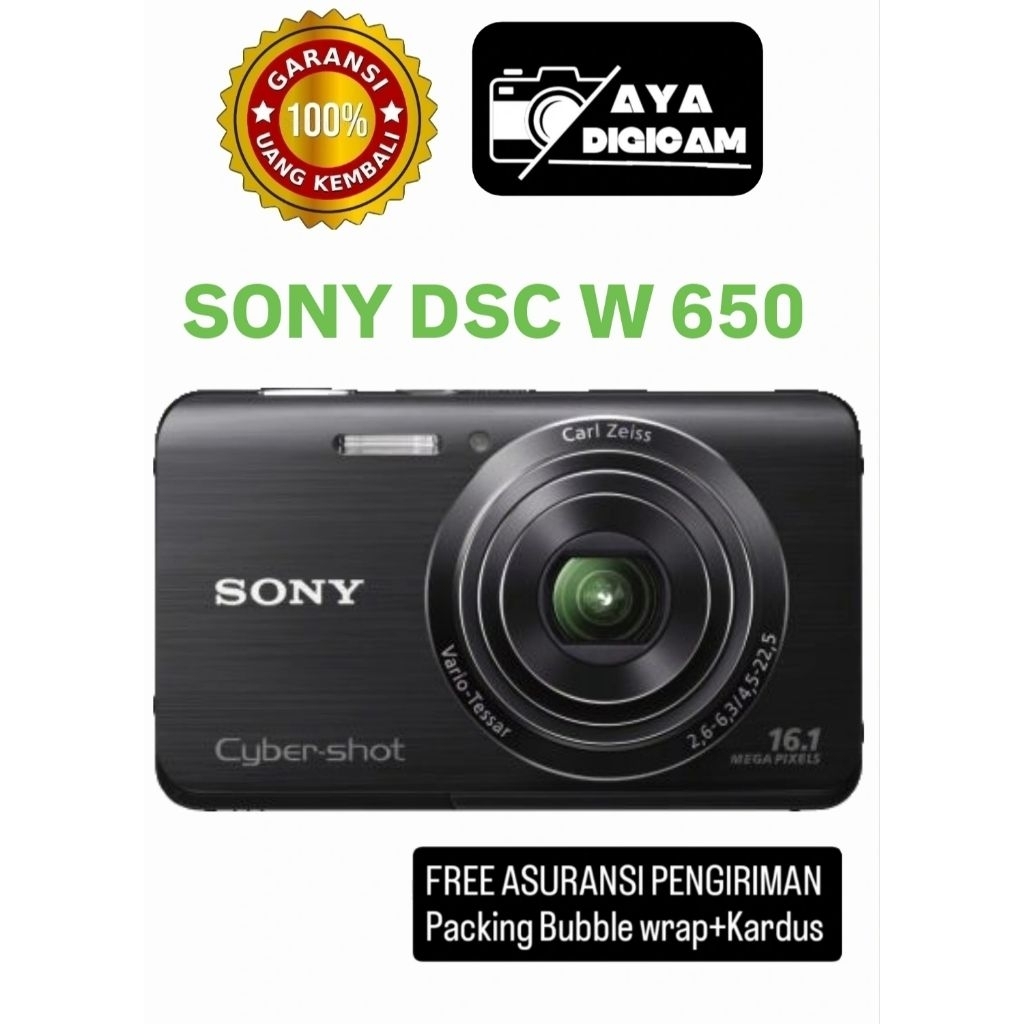 kamera Sony w650 kamera pocket Sony kamera digital kamera saku digicam Sony