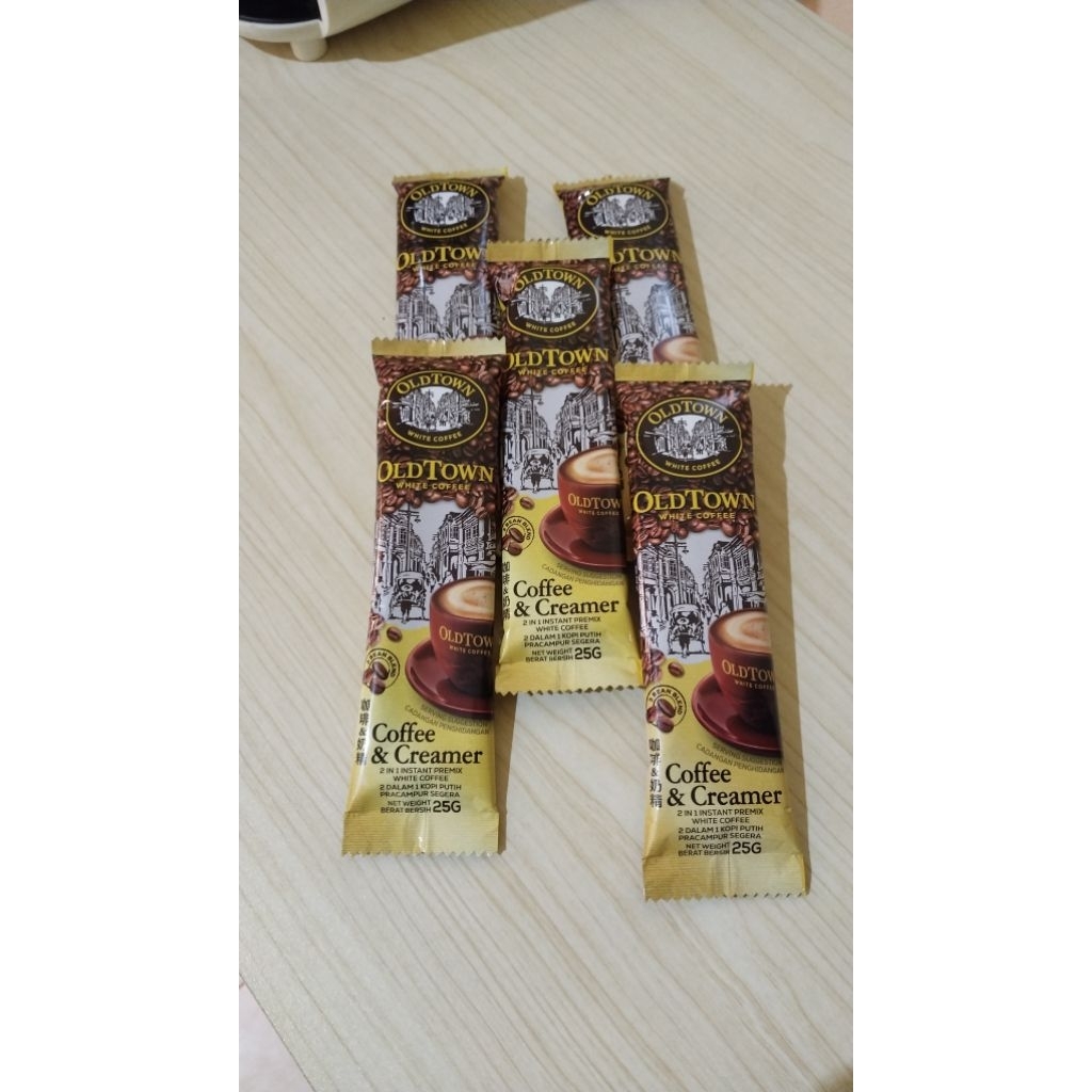 5 Sachet kopi old town kopi Malaysia, creamer