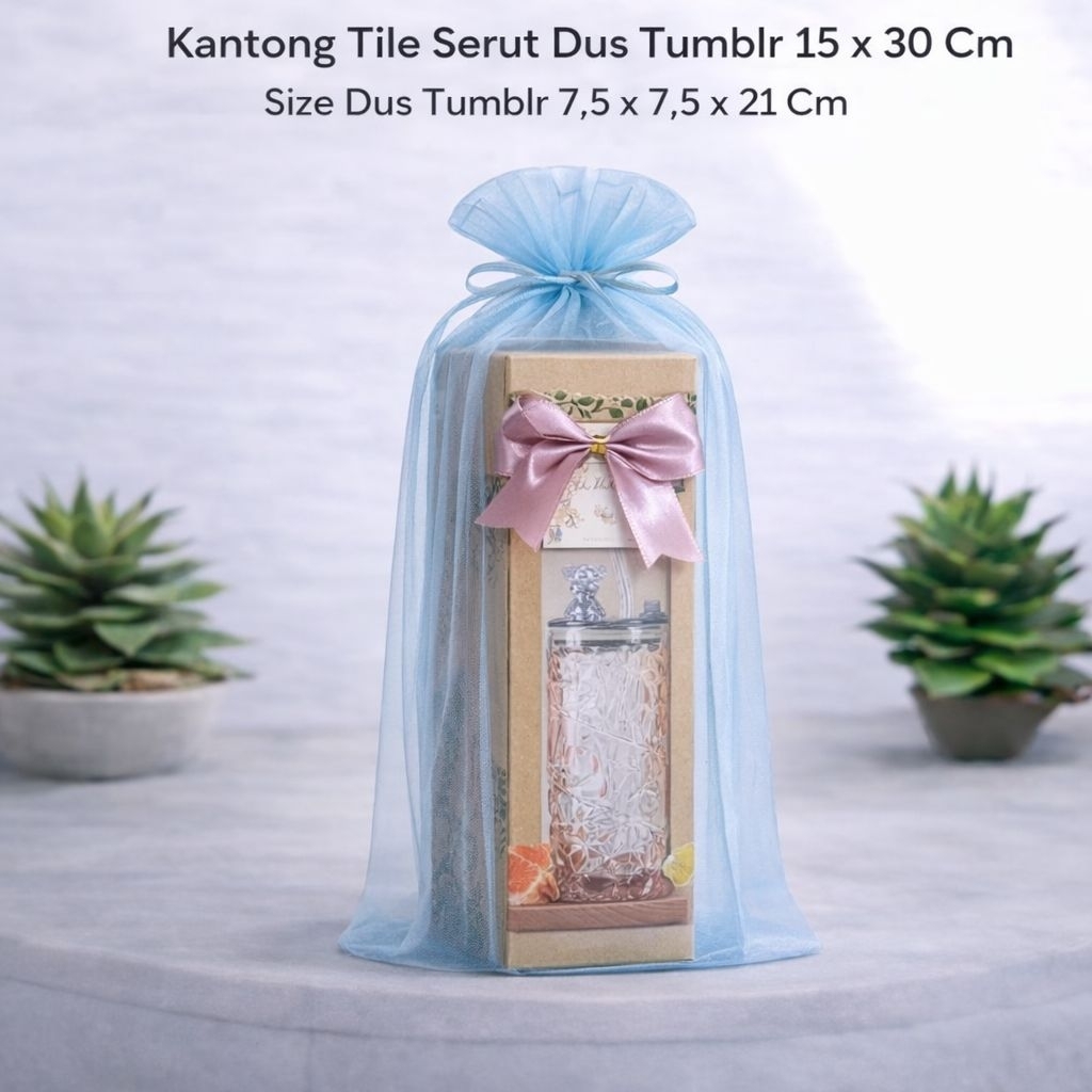 Kantong Tile Serut Souvenir Size 15 x 30 Cm Kantong Kemasan Souvenir Tumblr