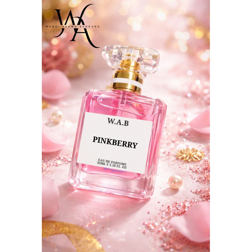 W.A.B farfume Pink berry 35ml pria wanita Eau De Parfume