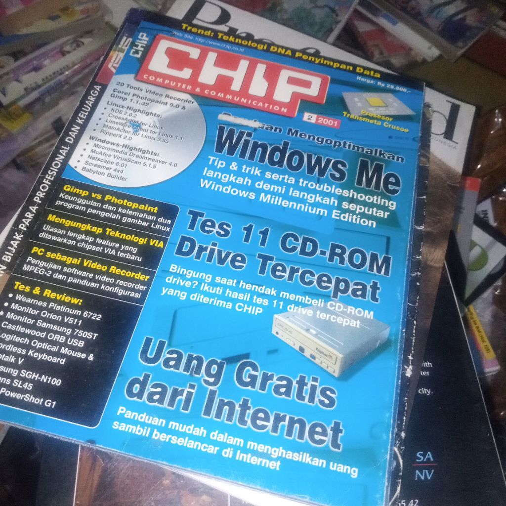 CHIP, majalah komputer & software, tanpa CD