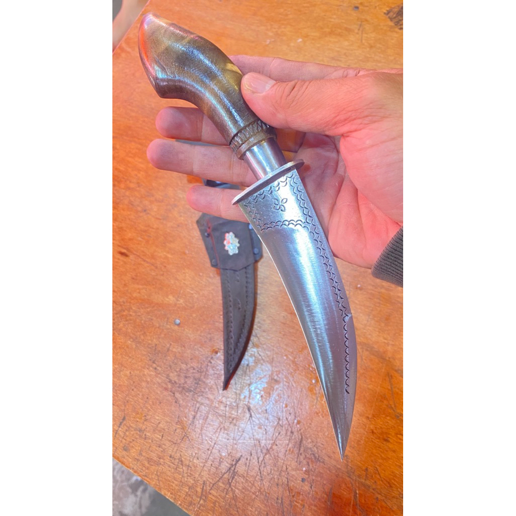 survival kit/hunting kit minang asli kuku alang sarung kulit