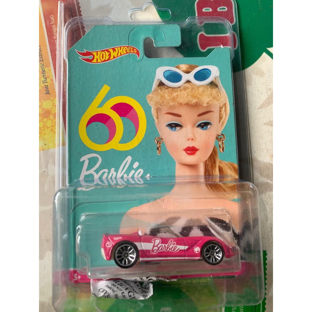 Hotwheels Corvette Barbie 60th Rare