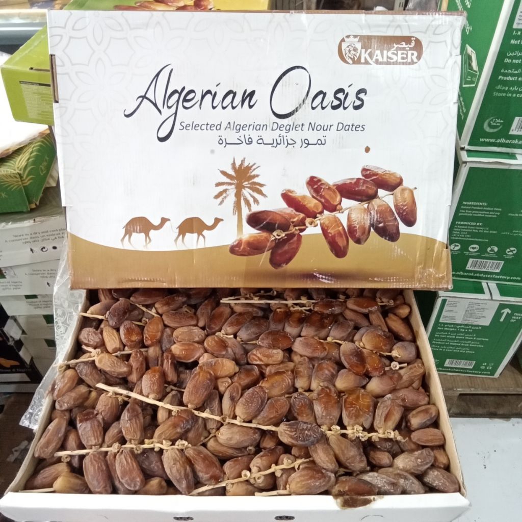 Kurma algeria oasis kaiser 5kg kurma tangkai kurma premium