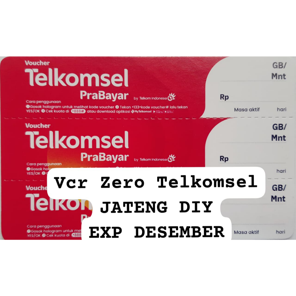 Voucher Kosong Telkomsel JATENG DIY