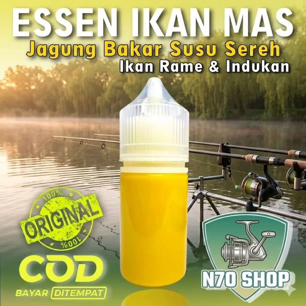 PROMO Essen Ikan Mas Harian 30 ML Gacor Siang Malam