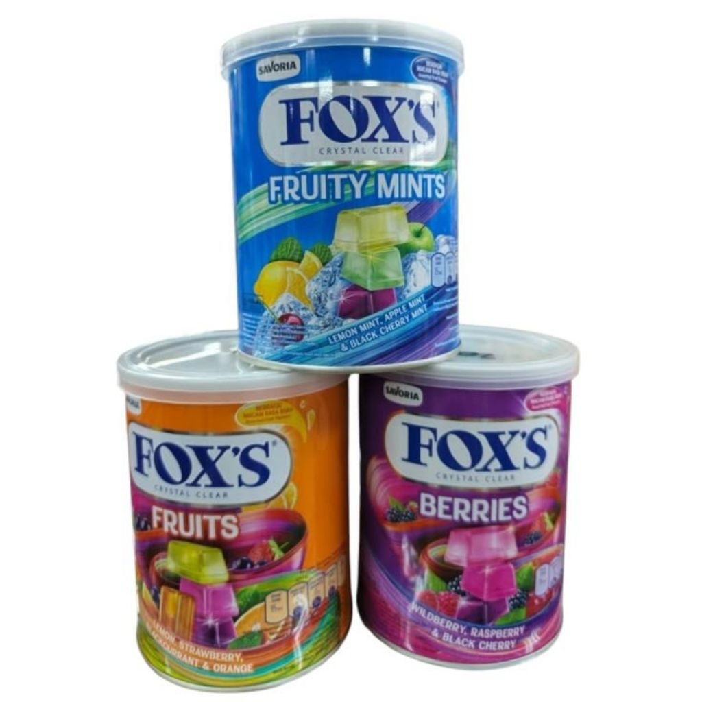 Permen Foxs Kaleng Rasa Buah - PROMO LEBARAN LEBIH MURAH