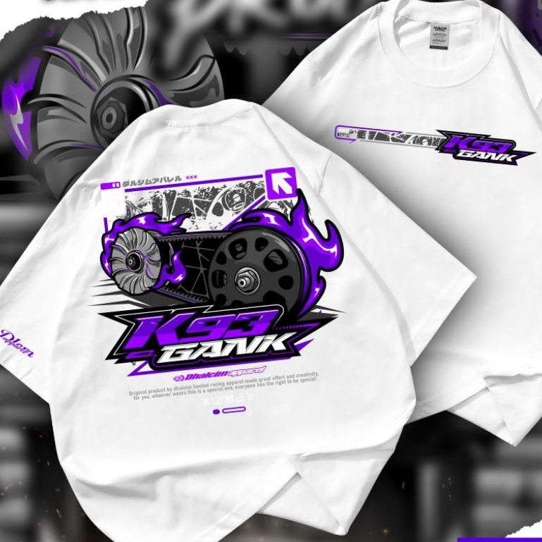 KAOS DISTRO K93 SCOOPY OLD FUL DESAIN RACING, KAOS DISTRO K93 GANK, KAOS SCOOPY K93, KAOS KODE MOTOR