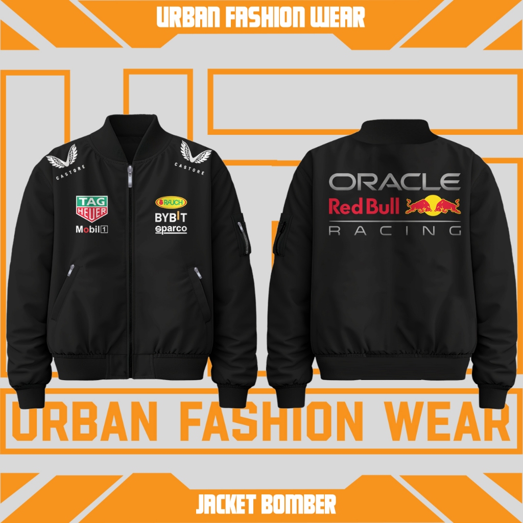Jaket Bomber Redbull F1 Nascar Taslan
