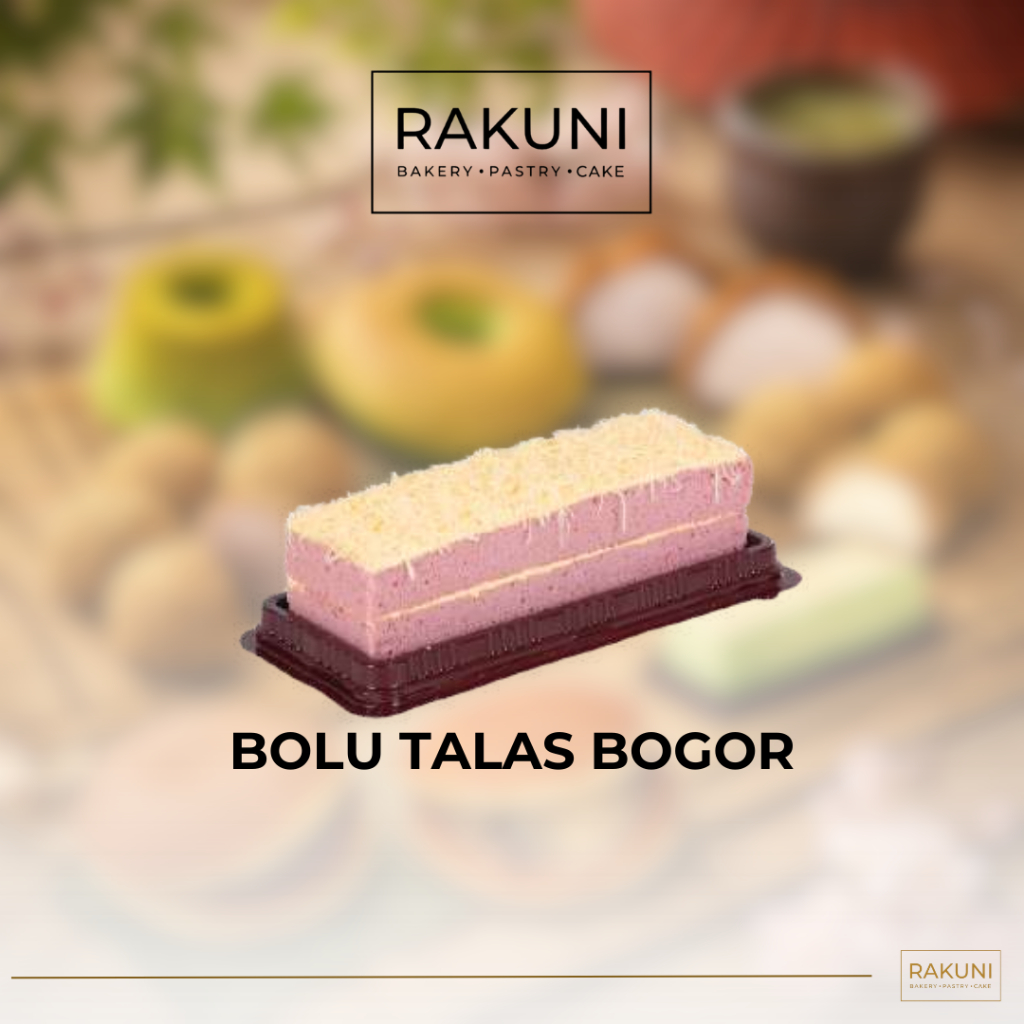 Bolu Talas Bogor dan Bolu Pandan Bogor by Rakuni Bakery