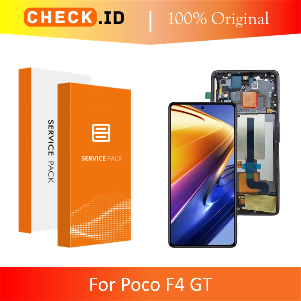 [ CHECK.ID ] AMOLED LCD + FRAME POCO F4 GT POCOPHONE F4 GT ORIGINAL