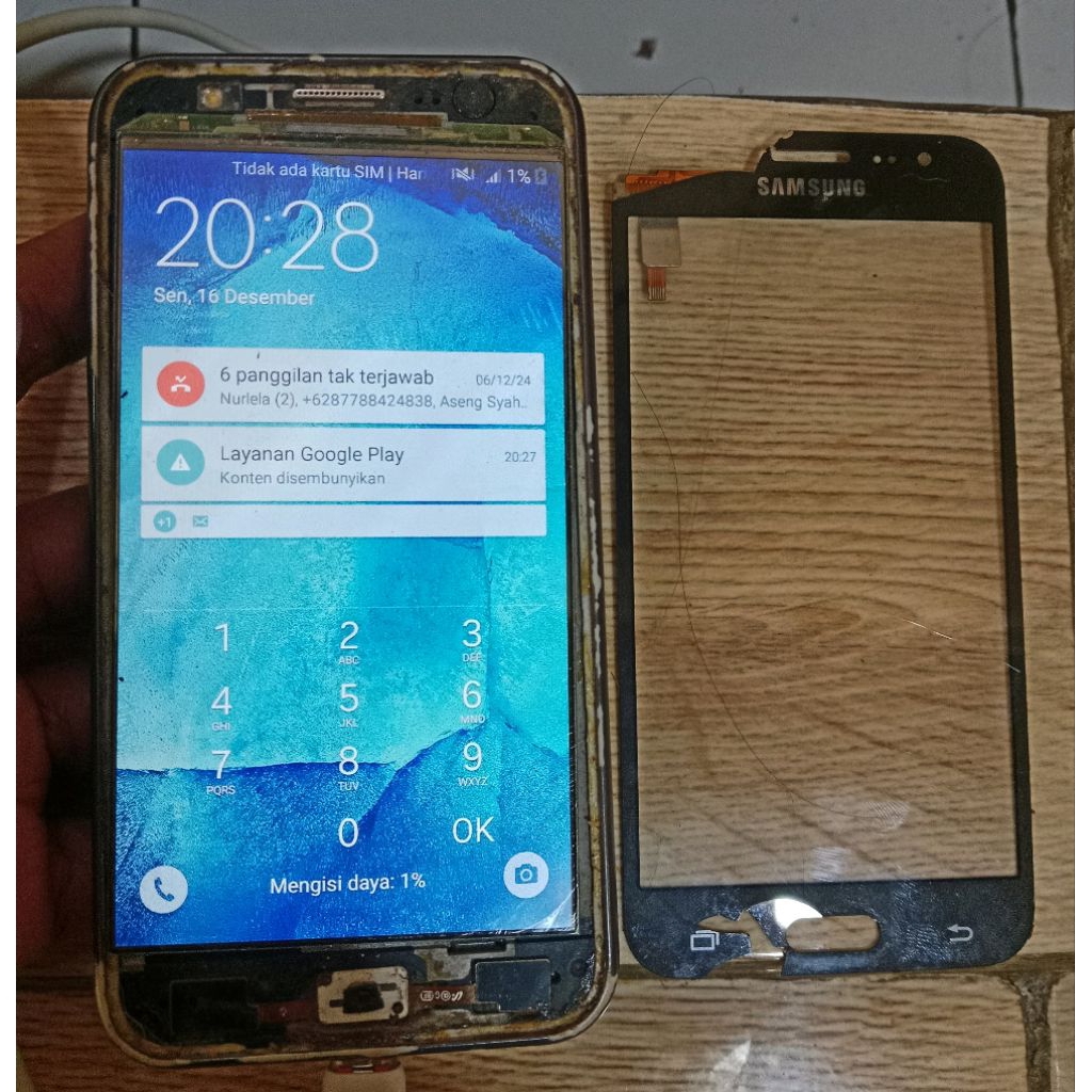 Lcd Samsung j500 ori copotan amoled MURAH