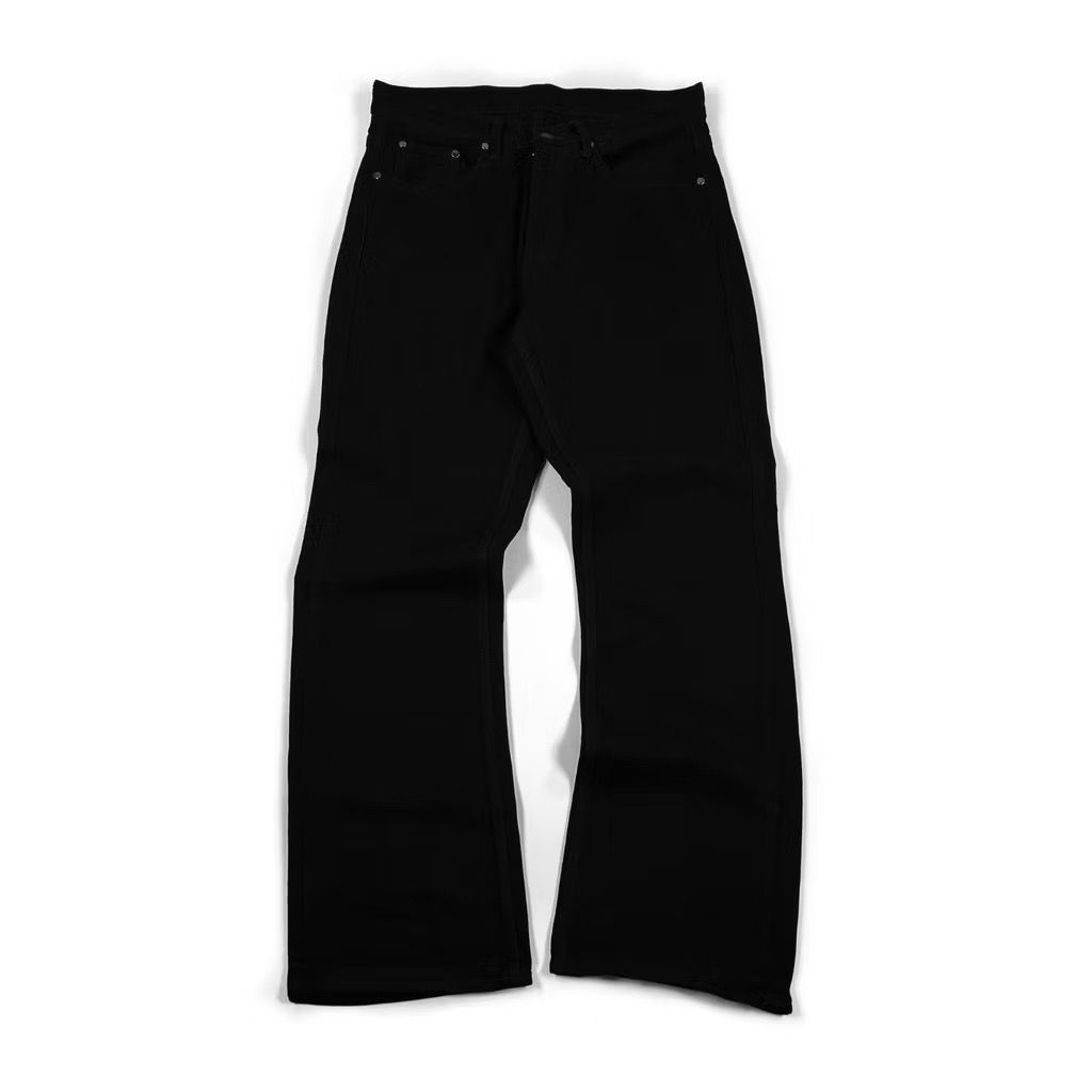 Denim Pants Jameela Plain Black Thanksinsomnia