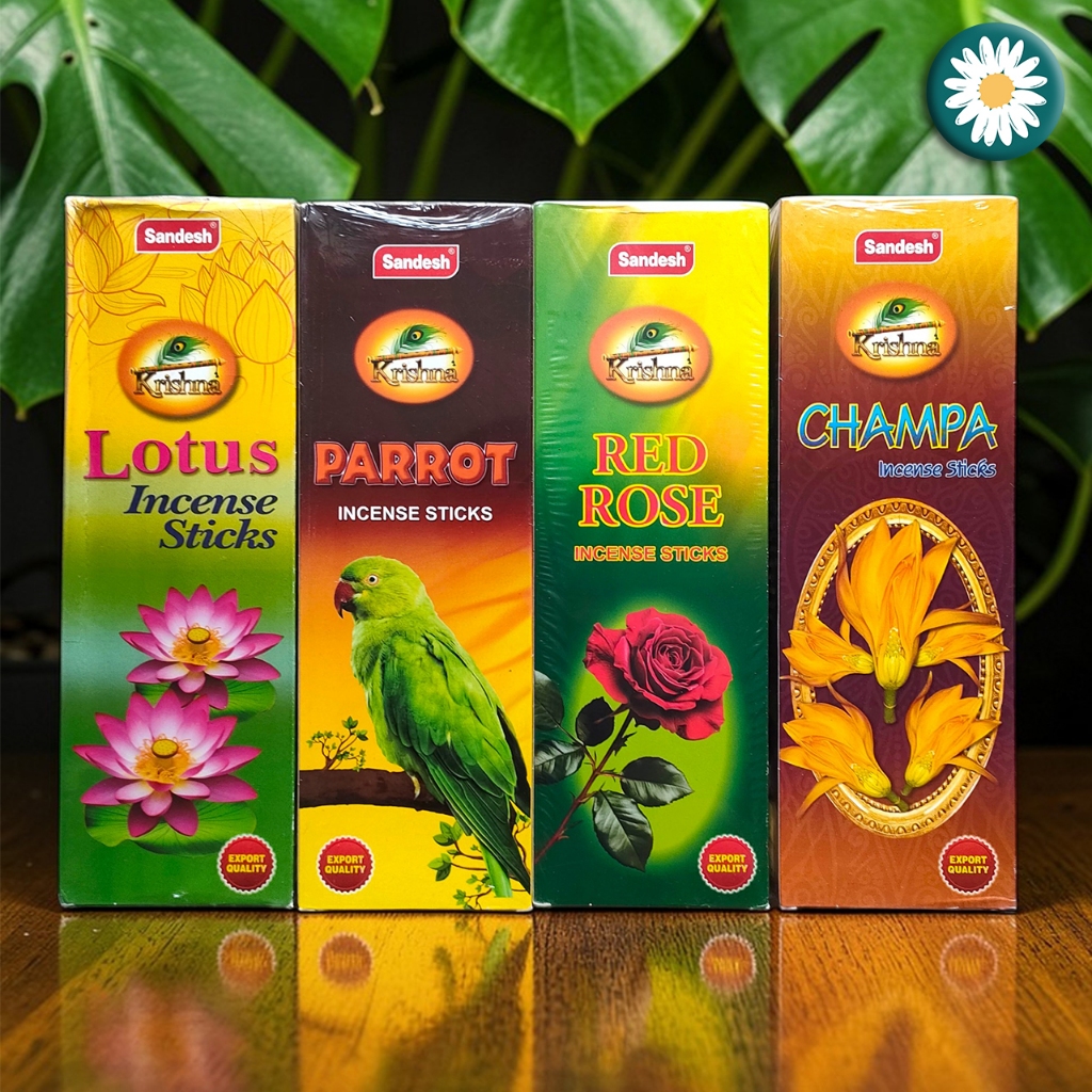 Dupa/Incense/Hio Thurgas Sandesh Aroma Parot Lotus Cendana Champa Ghopuram Kaori 12 Stick