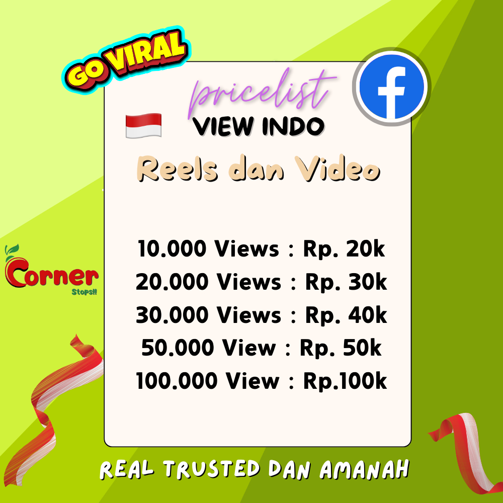 View Facebok Permanen dan Proses Cepat bisa JAM TAYANG dan Syarat Monet REELS By Cornerstops