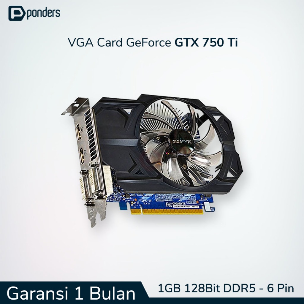 VGA PCI Express / VGA External GTX 750 Ti 6PIN Power - 1GB 128BIT DDR5