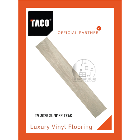 TACO lantai Vinyl 3mm Perform300 Vinyl Taco TV3029 Summer Teak
