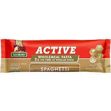 [METTA] pekanbaru/San Remo Wholemeal Spaghetti Pasta 500gr / Whole Wheat Pasta