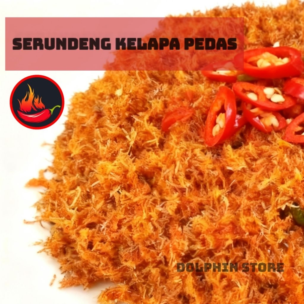 serundeng kelapa pedas / spicy serundeng kelapa sangrai