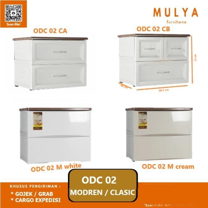 Olymplast Drawer Cabinet Susun 2/Lemari Laci Plastik| ODC 02 Modern/ODC 02 Classic