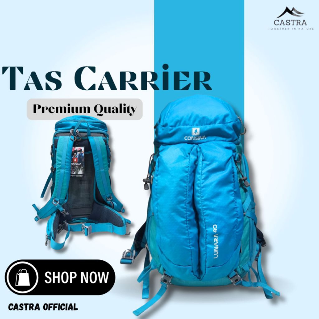Tas Ransel Consina Lunara Kapasitas 40L Camping Hiking