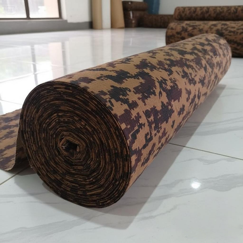 Bahan Kain Loreng Pramuka Tebal Ripstop Premium