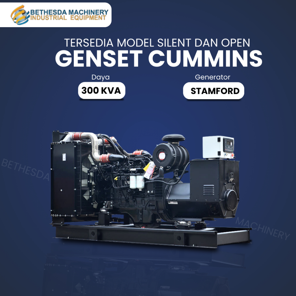 Genset Cummins 300 Kva Silent 300 Kva Diesel Genset 3 Phase