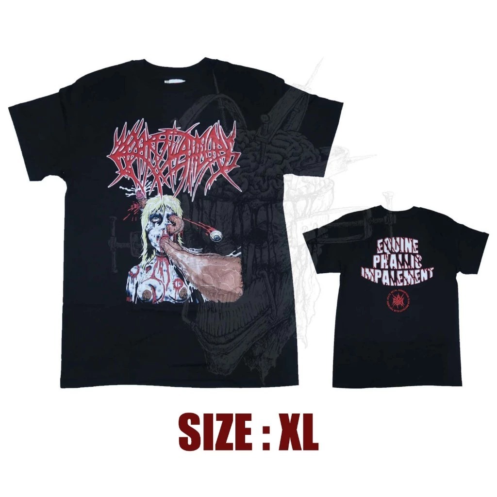 TSHIRT CREPITATION - EQUIN PHALLIC IMPALEMENT