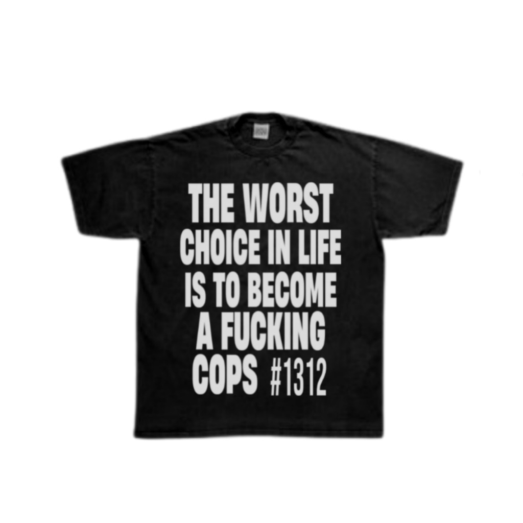 AWSOMEFREAK T-SHIRT #1312 BLACK