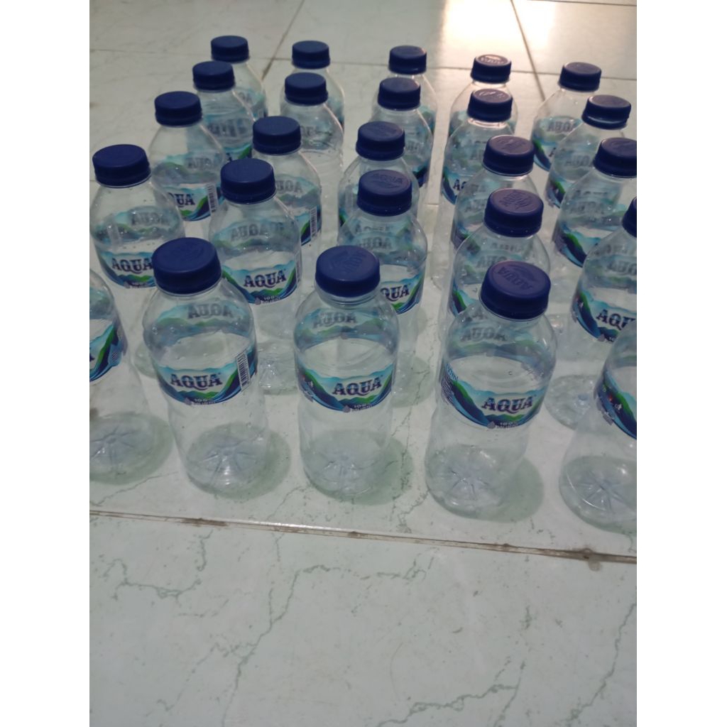 botol aqua kosong 330 ml