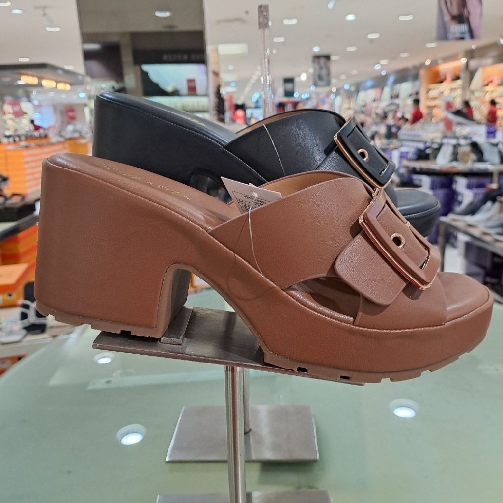 sandal wanita peter keiza hak 7 cm sol empuk