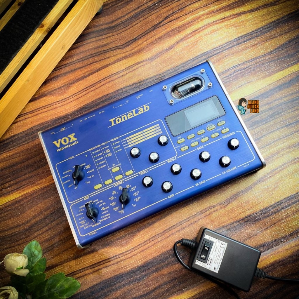 Vox Valvetronix Tonelab Tube Guitar Multieffects Processor Blue