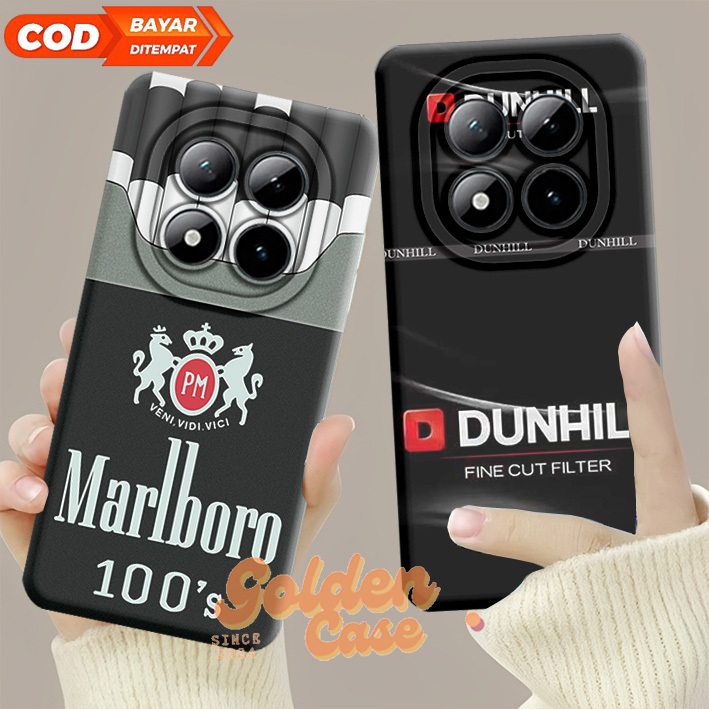 [GCS346] Case Xiaomi Redmi Note 14 Pro 4G/5G Motif Rokok Cowok Softcase Bumper TPU Shockproof Casing