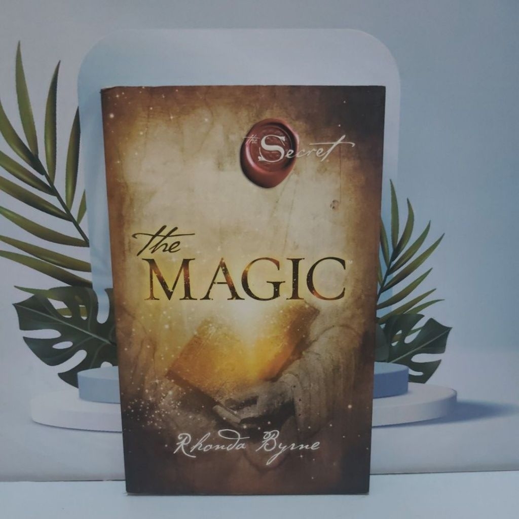 Novel Karya Rhonda Byrne Berjudul The Magic Bahasa Indonesia Softcover Kondisi Bagus