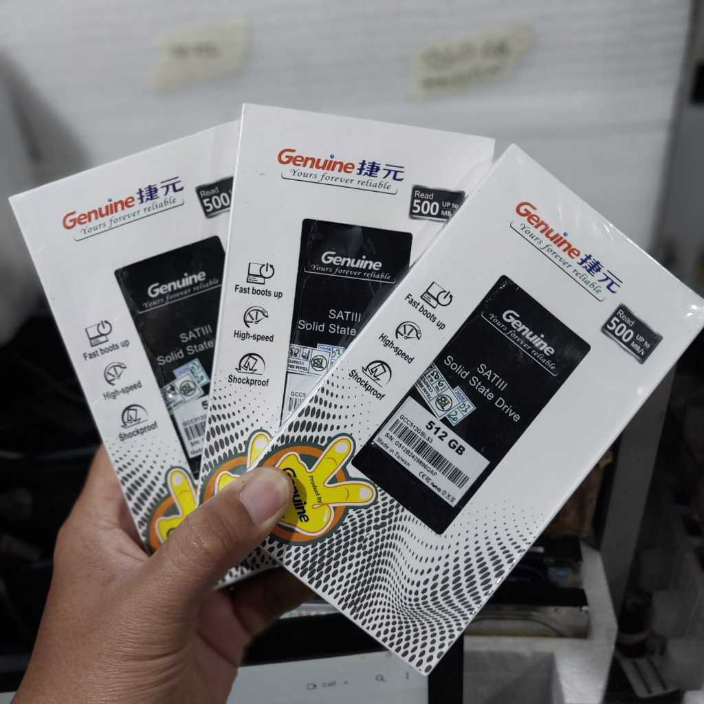 SSD 512Gb 2,5inch Sata 3 Genuine murah solid state drive 512gb original box