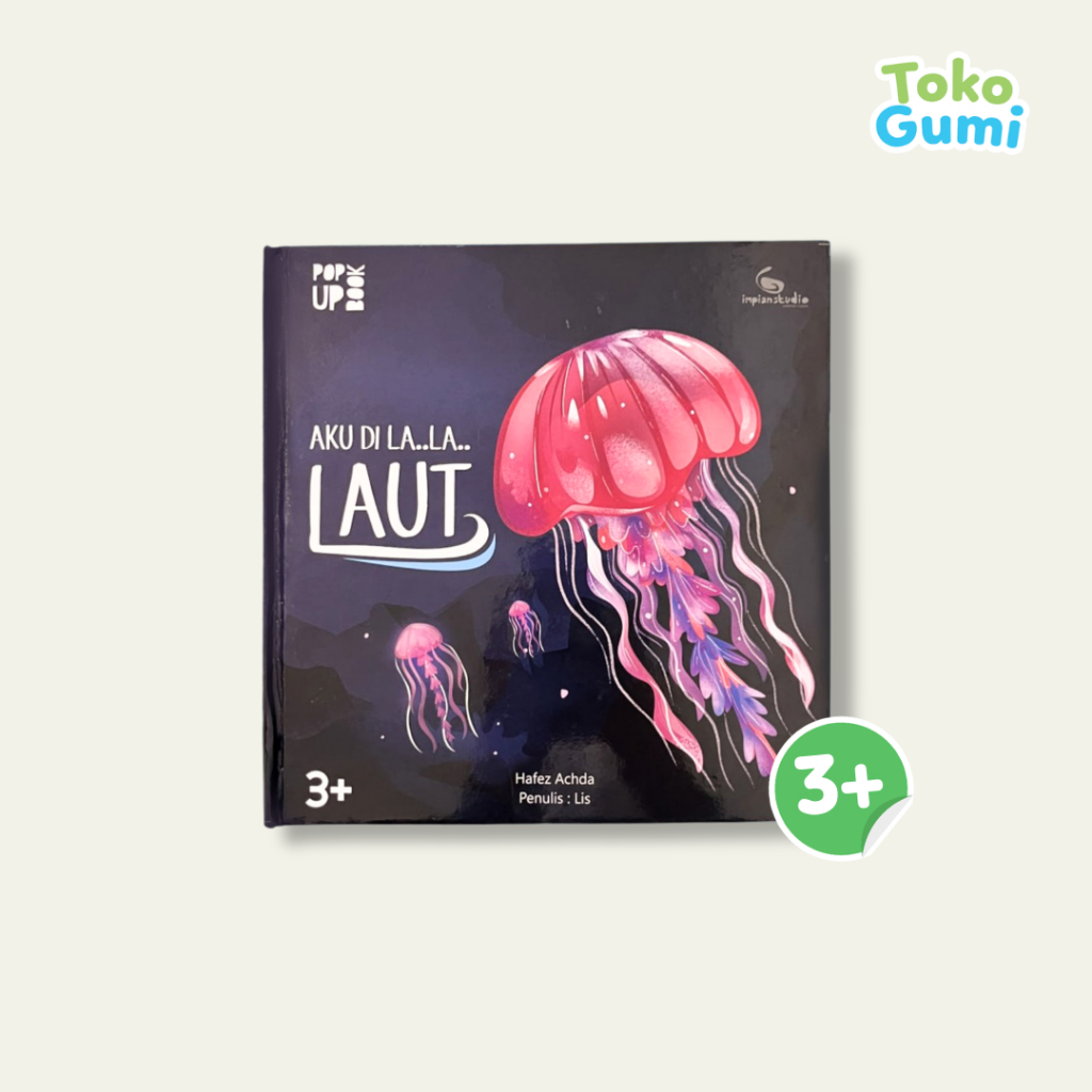 Buku Pop Up: Aku di La.. La.. Laut | Buku Cerita Pop Up Mengenal Hewan Laut