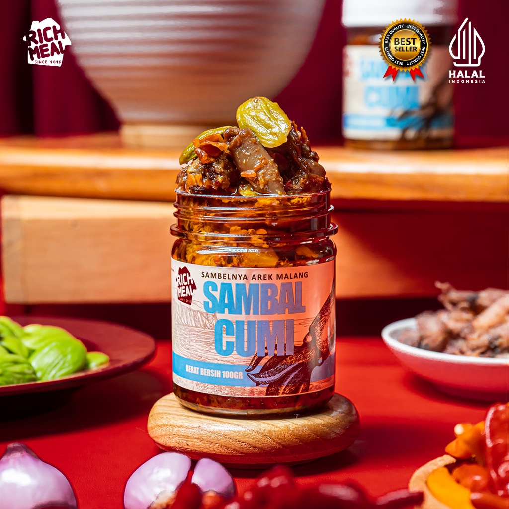 Sambal Cumi Pete 100gr Pedas Gurih Lauk Praktis