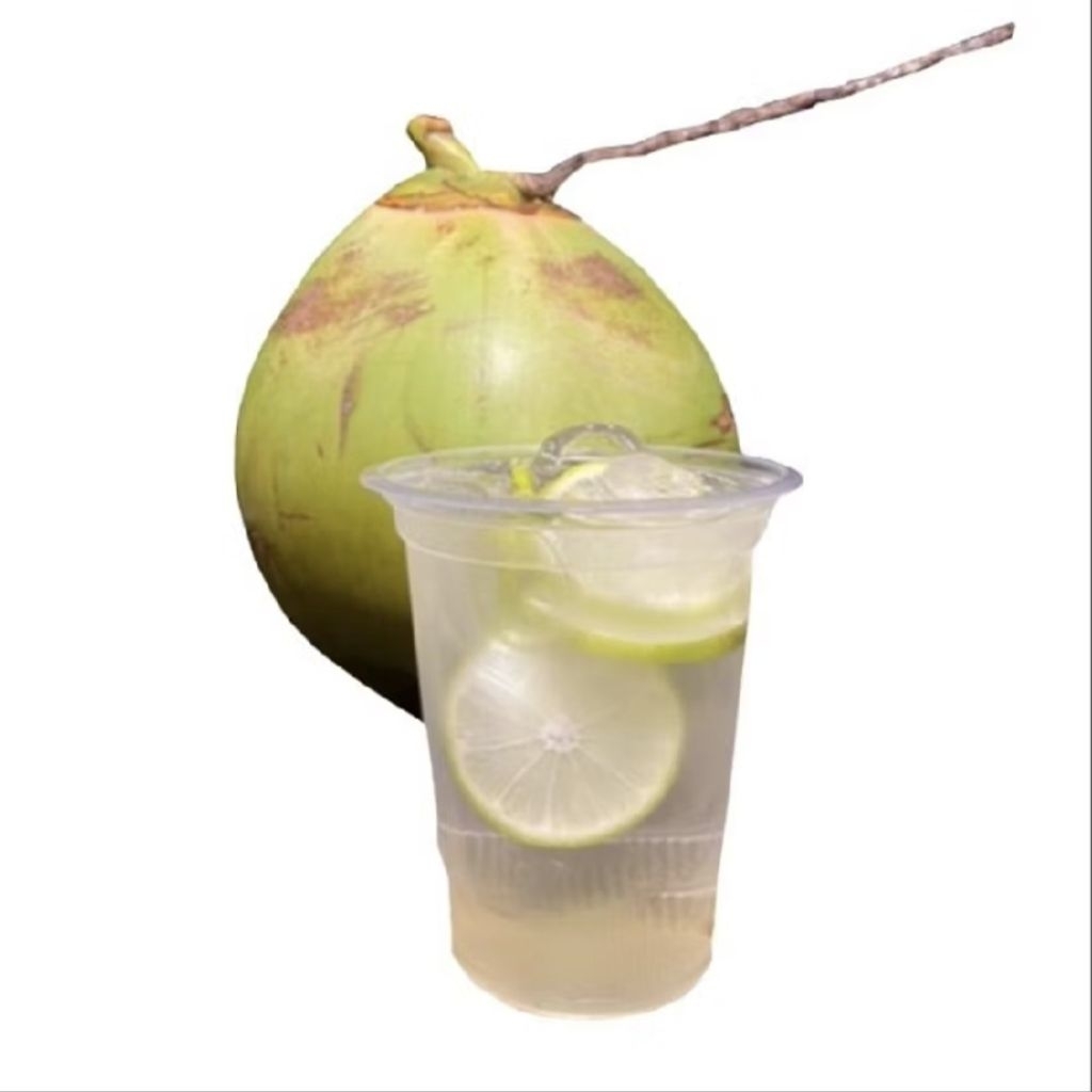 Es Kelapa Muda Lemon Kemasan Cup