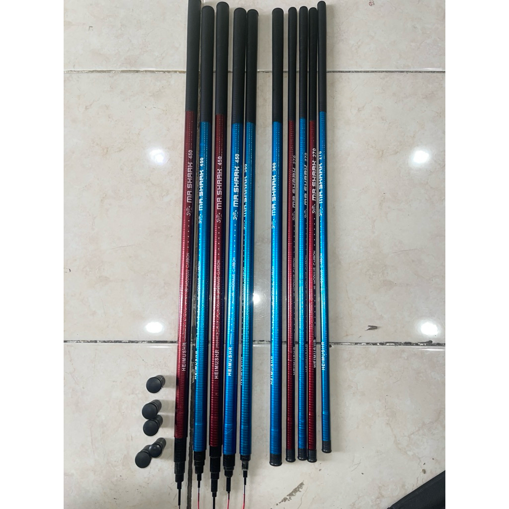 Tegek MR,SHARK Ruas Bahan HI MODULUS CARBON 3 Ukuran