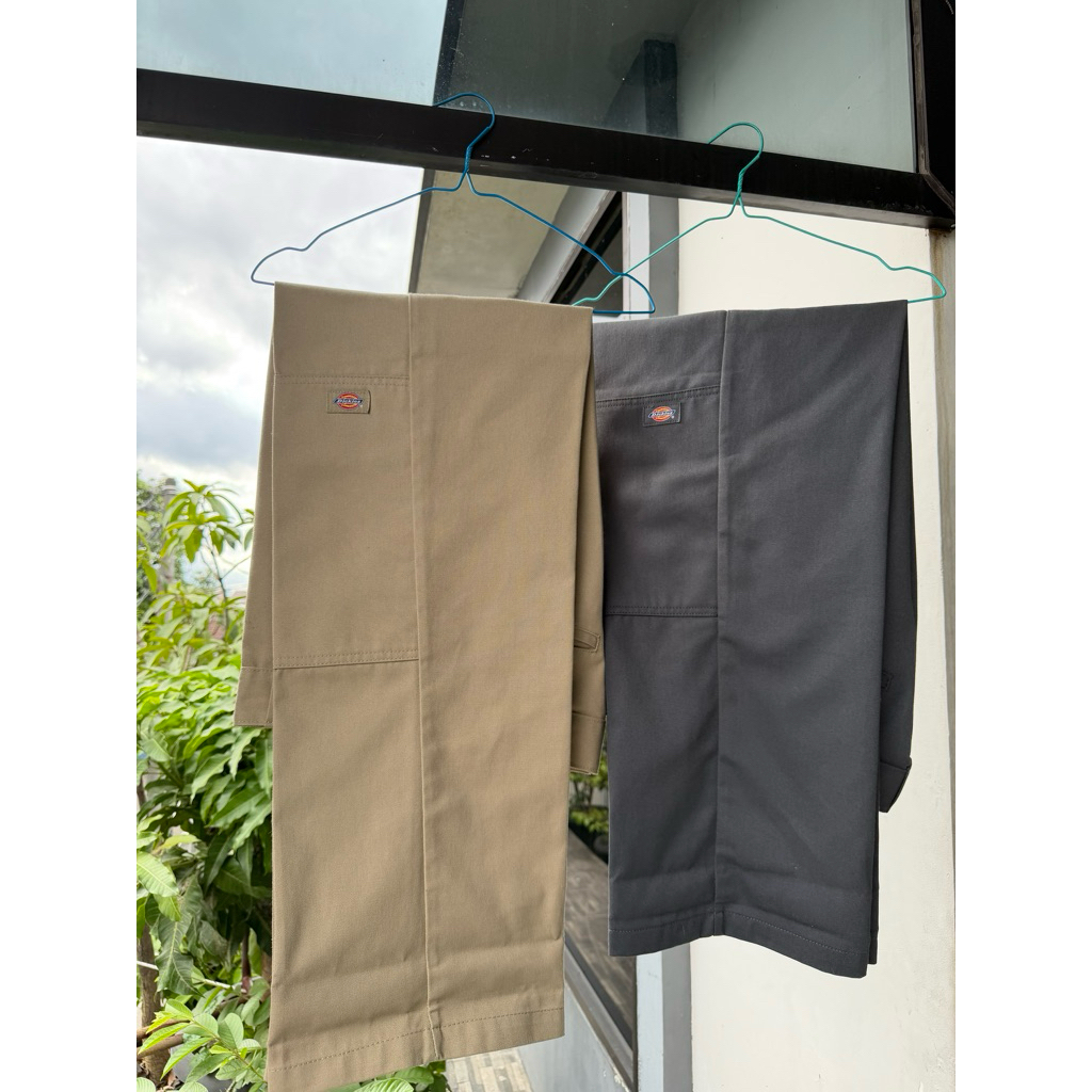 dickies double knee charcoal