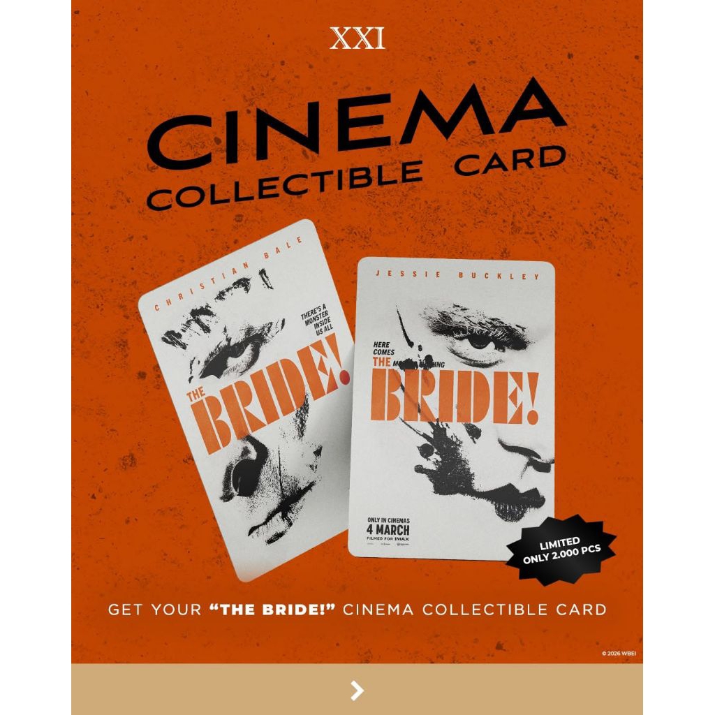 Cinema Collectible Card XXI The Bride