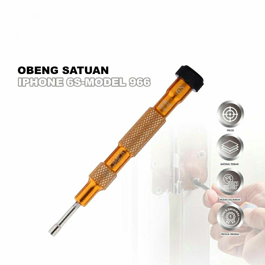 OBENG JINAN MODEL 966 KHUSUS IPHONE 6S ORIGINAL - OBENG IPHONE 6S JINAN 966 PRESISI ORIGINAL - SCREW